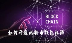 如何开通比特币钱包权限