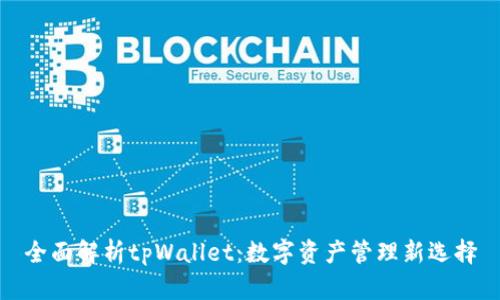 全面解析tpWallet：数字资产管理新选择